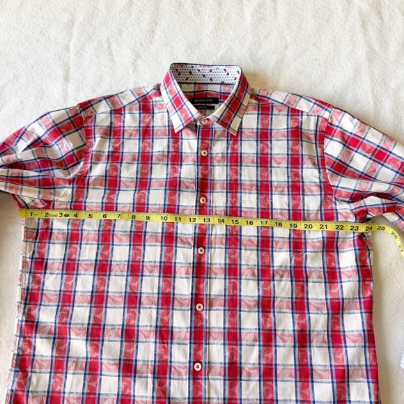 Bugatchi Uomo Classic Fit Long Sleeve Button Down Shirt Size M - Picture 11 of 11